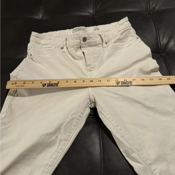 Lucky Ava Skinny white cotton jeans women’s size 12 measurements in pictures - Picture 6 of 12
